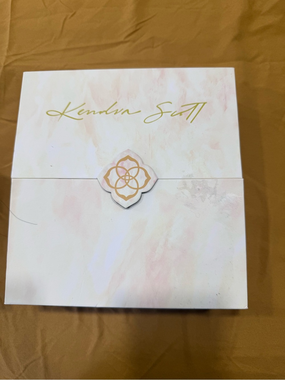 Kendra Scott Pink and Gold Jewelry Box